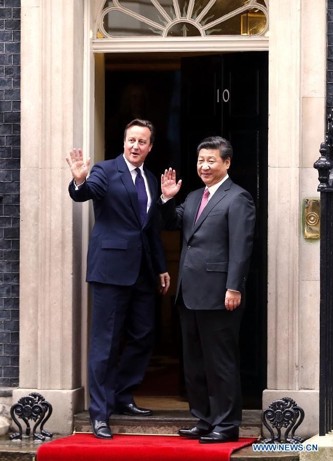 Председатель КНР и премьер-министр Великобритании провели переговоры - ảnh 1